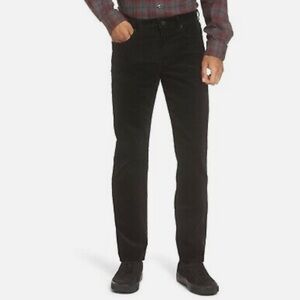 Vince Corduroy Pants Mens Size 33 Black Stretch Minimalist Cords Belt Loops Pant